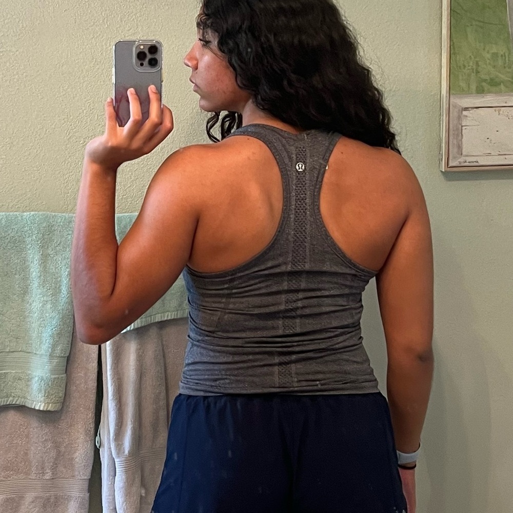 Lululemon Gray Swiftly Tech Racer Back Tank Top Shirt